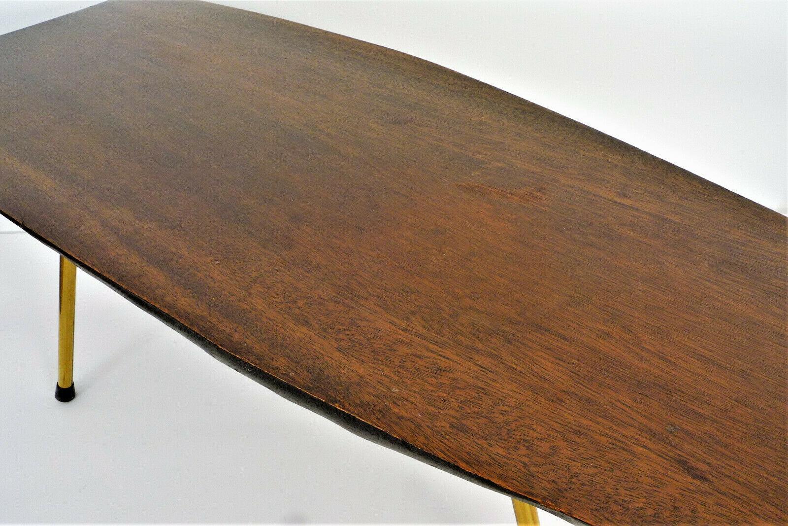 Original Vintage Austrian Carl Aubock 'Auböck' Walnut Tree Trunk Table 1950 2