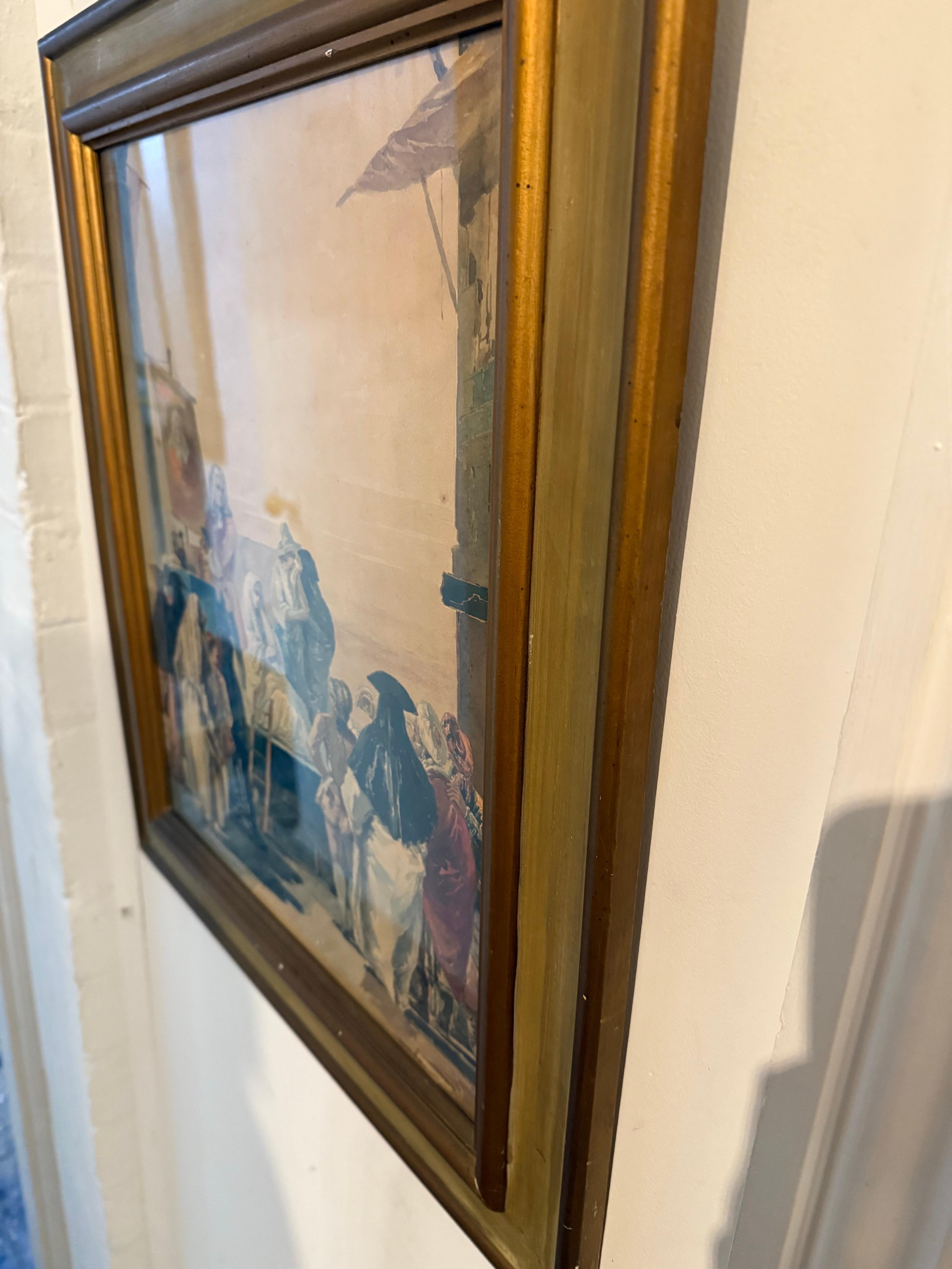 Ein Original-Aquarell von Luigi Rossini, 19. Jahrhundert im Angebot 6