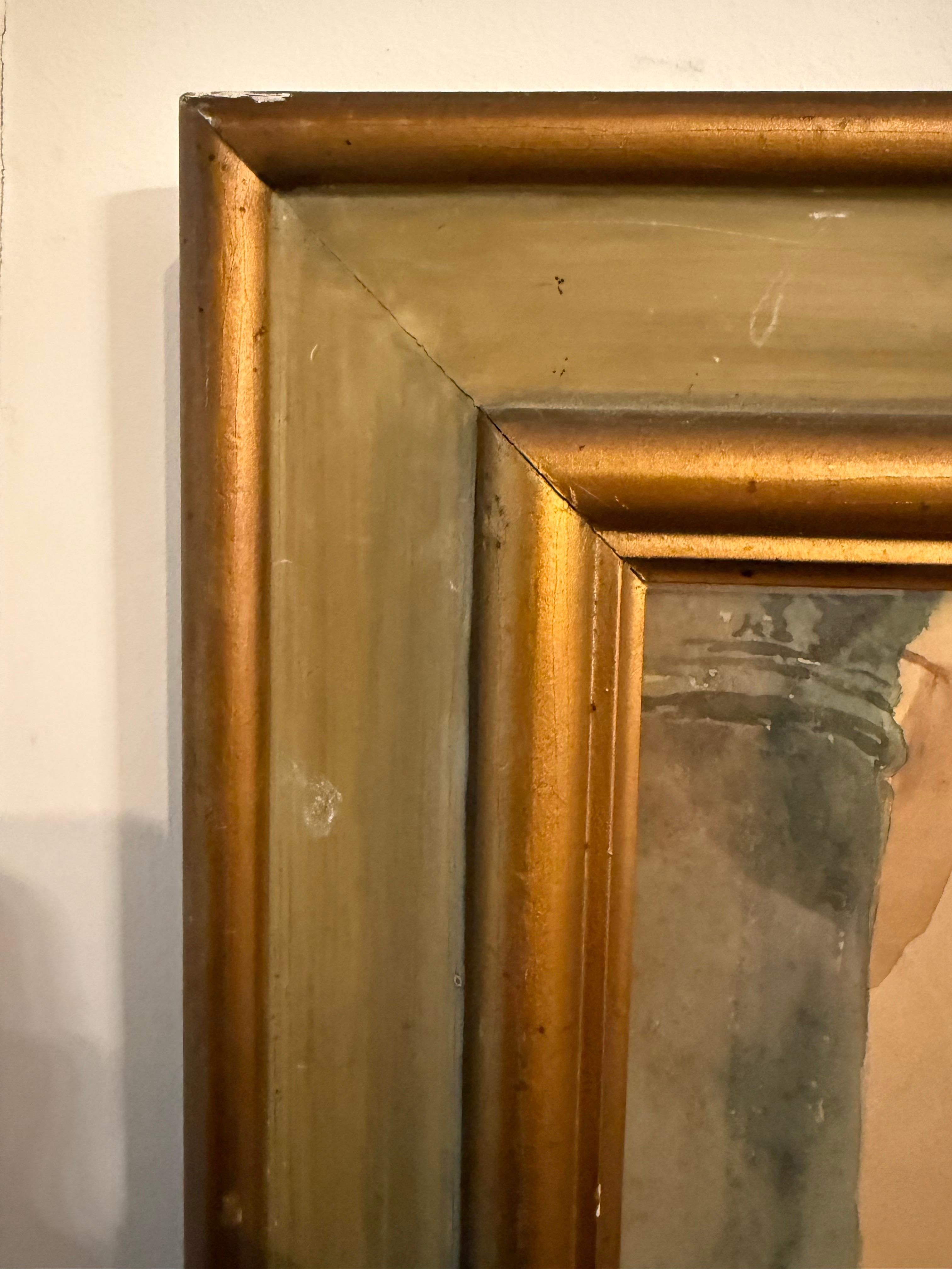Ein Original-Aquarell von Luigi Rossini, 19. Jahrhundert (Italienisch) im Angebot