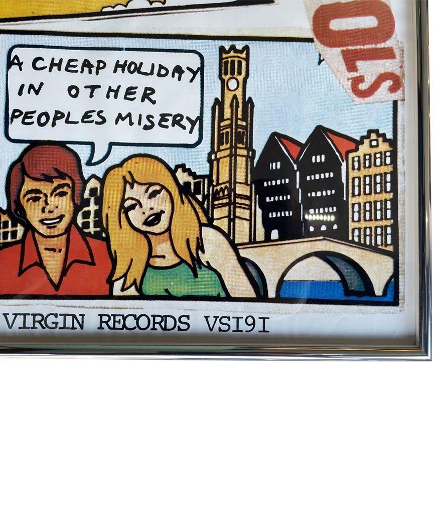 Une affiche promotionnelle de Jamie Reid pour The Sex Pistols « Holidays In The Sun » en vente 4