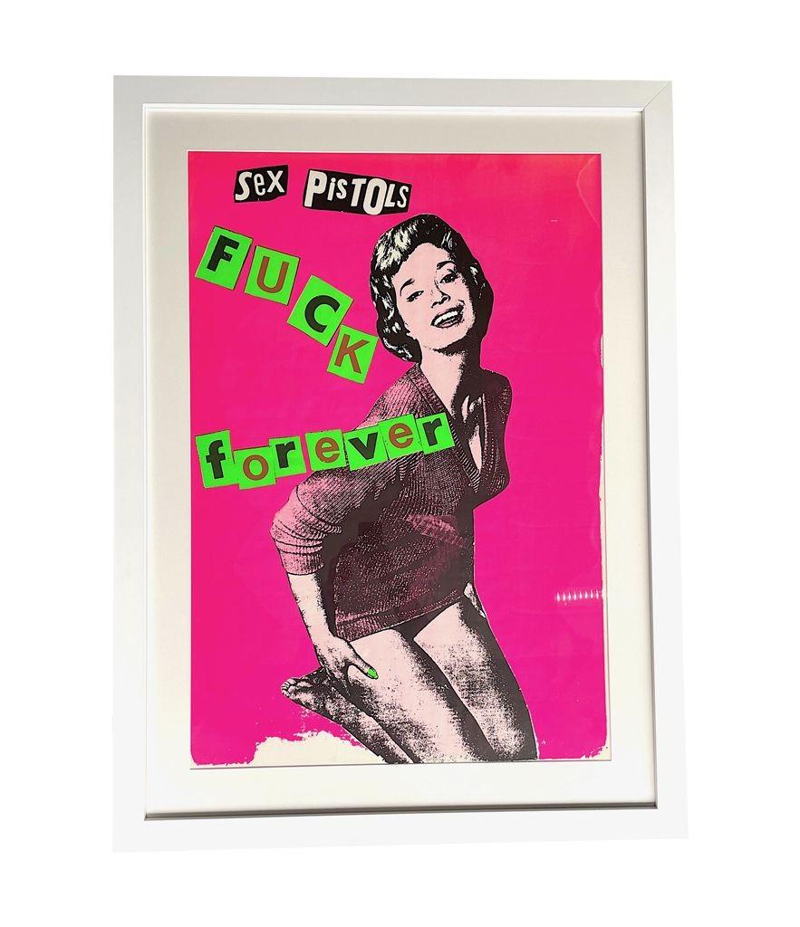 An orignal Sex Pistols silk screen print poster 