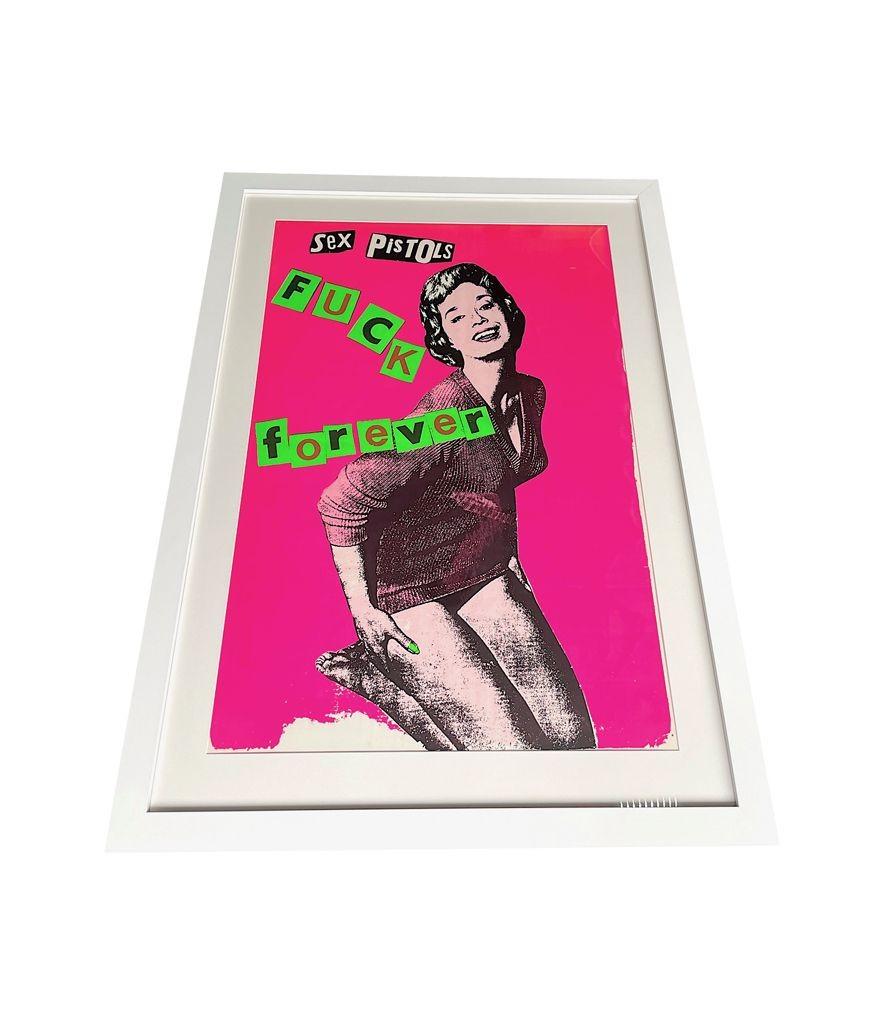 Late 20th Century An orignal Sex Pistols silk screen print poster 
