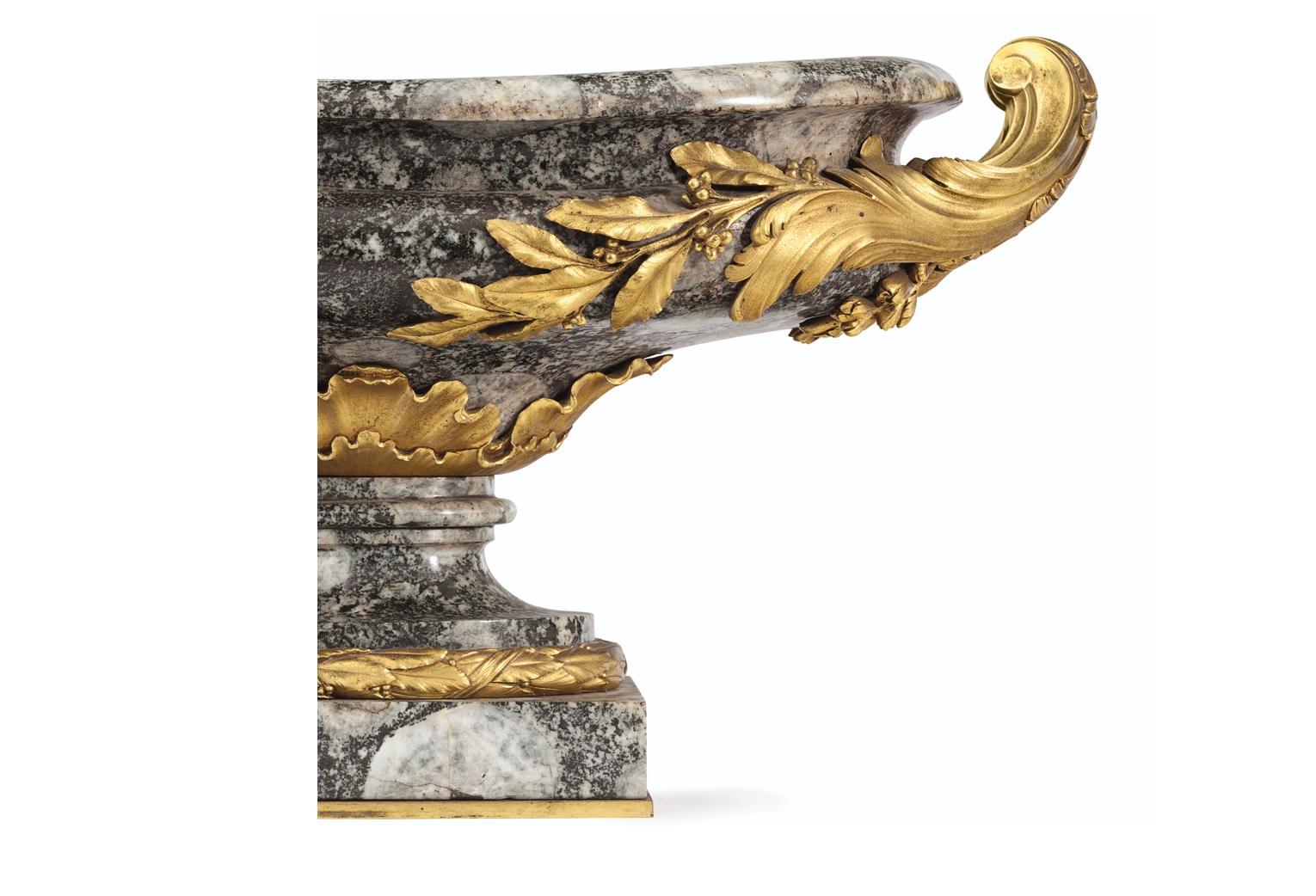 French Ormolu-Mounted Corsite Napoleonite Centerpiece End 19th/Early 20th Century For Sale