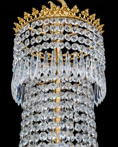 An Ormolu Mounted Eight Light Regency Chandelier