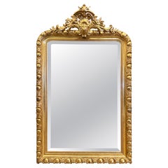 An Ornate Antique French Gold Gilt Mirror