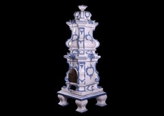 Ornate Ceramic Kachelofen Stove