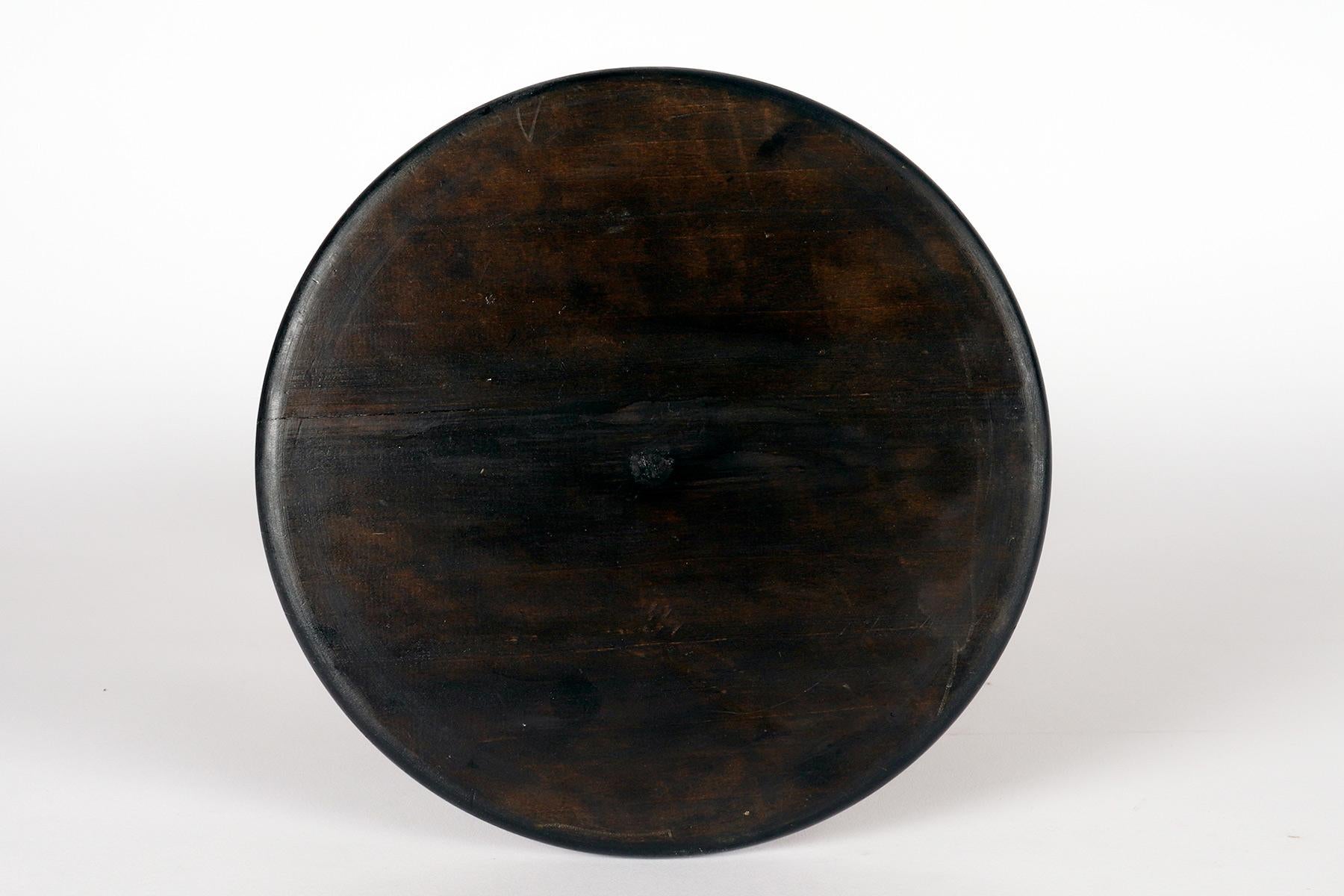 An ostrich egg from a wunderkammer, with an ebonized wooden base, Italy 1900. For Sale 4