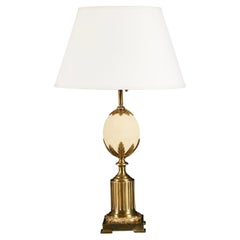 Ostrich Egg Lamp by Maison Charles
