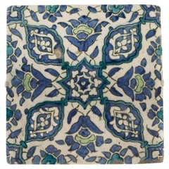 An Ottoman Empire Damascus square tile late 16th century