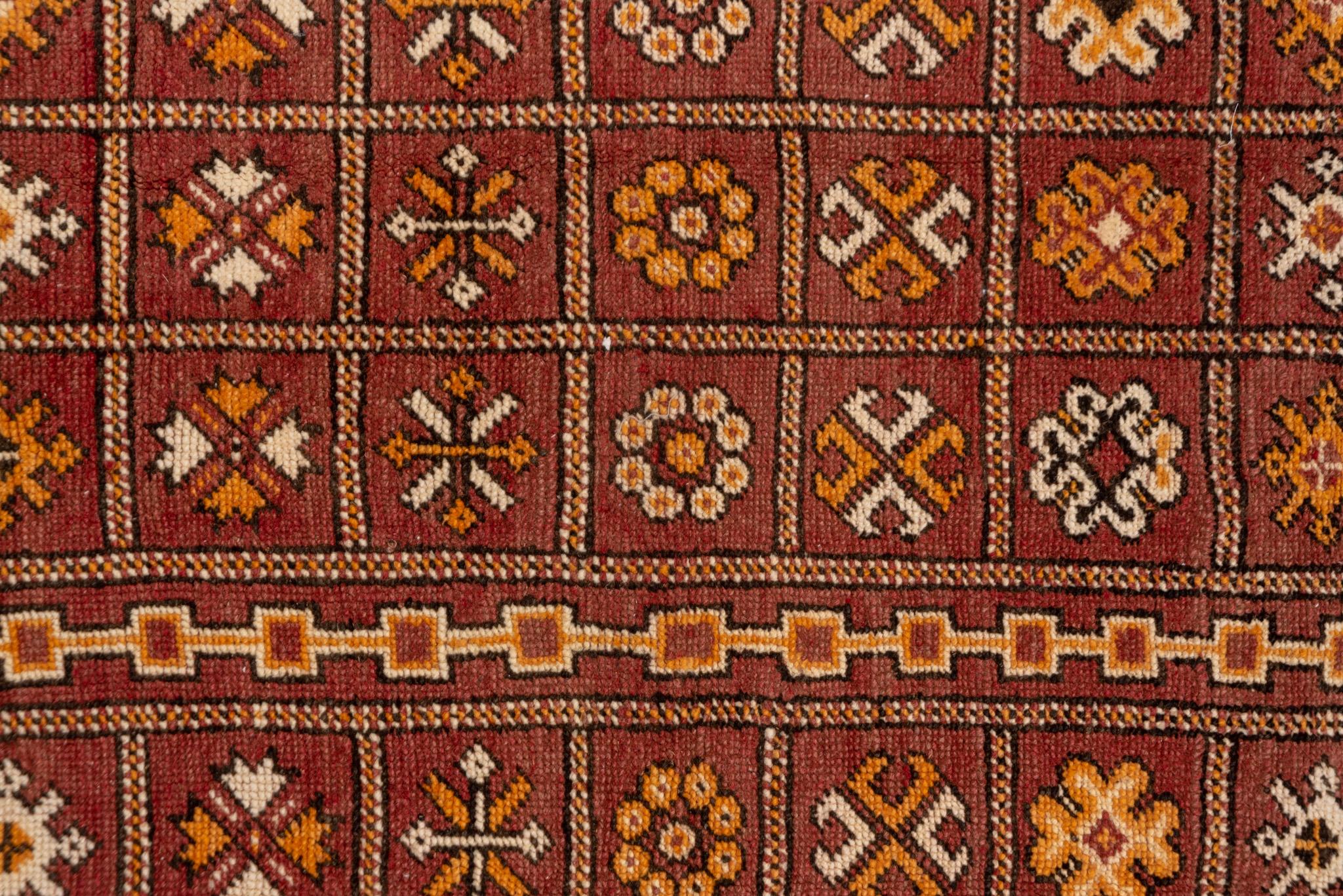 Hand-Knotted An Oushak Rug circa 1930 For Sale