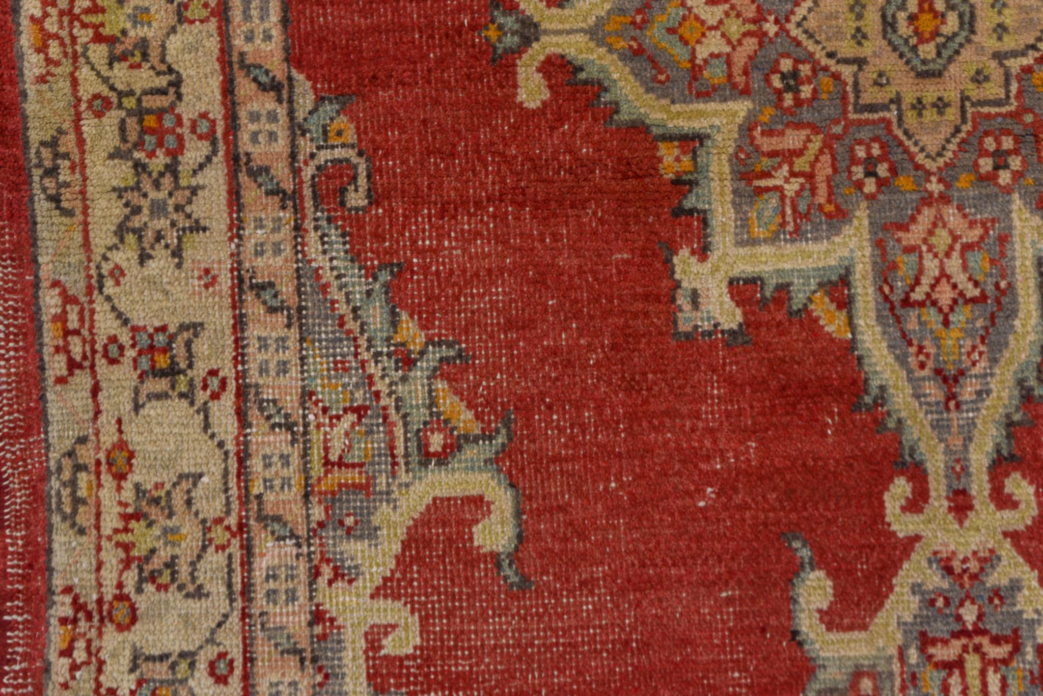 Mid-20th Century An Oushak Rug circa 1940 For Sale