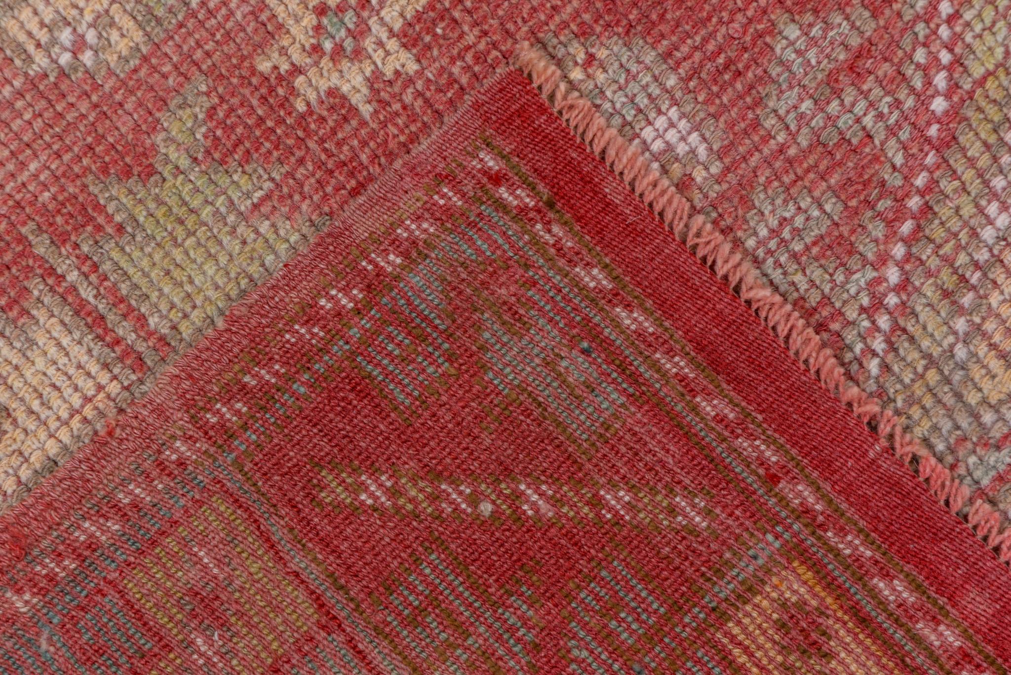 Ein Oushak-Teppich um 1940. (Wolle) im Angebot