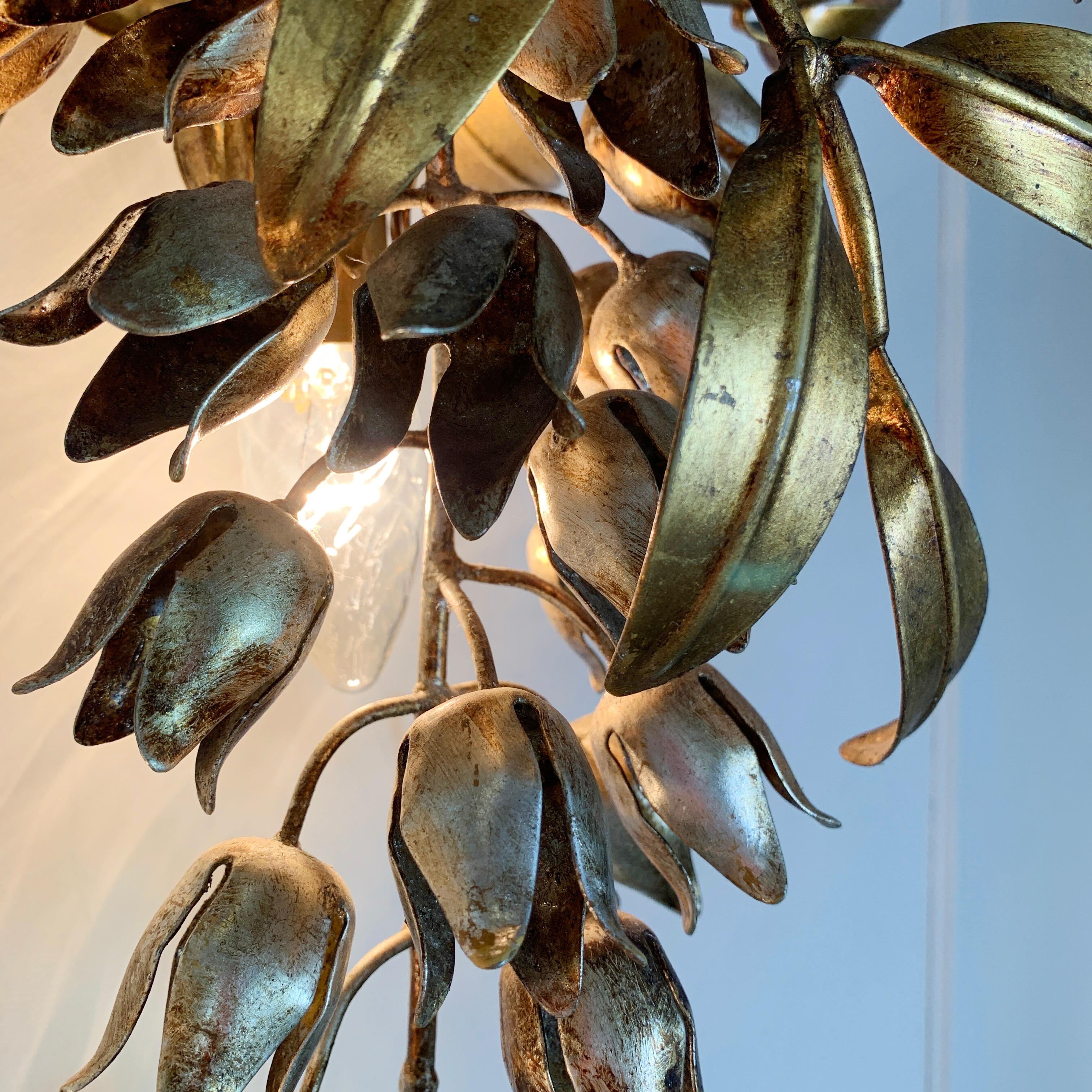 An Outstanding Pair of Hans Kogl Pioggia D'oro Wall Lights In Good Condition In Hastings, GB