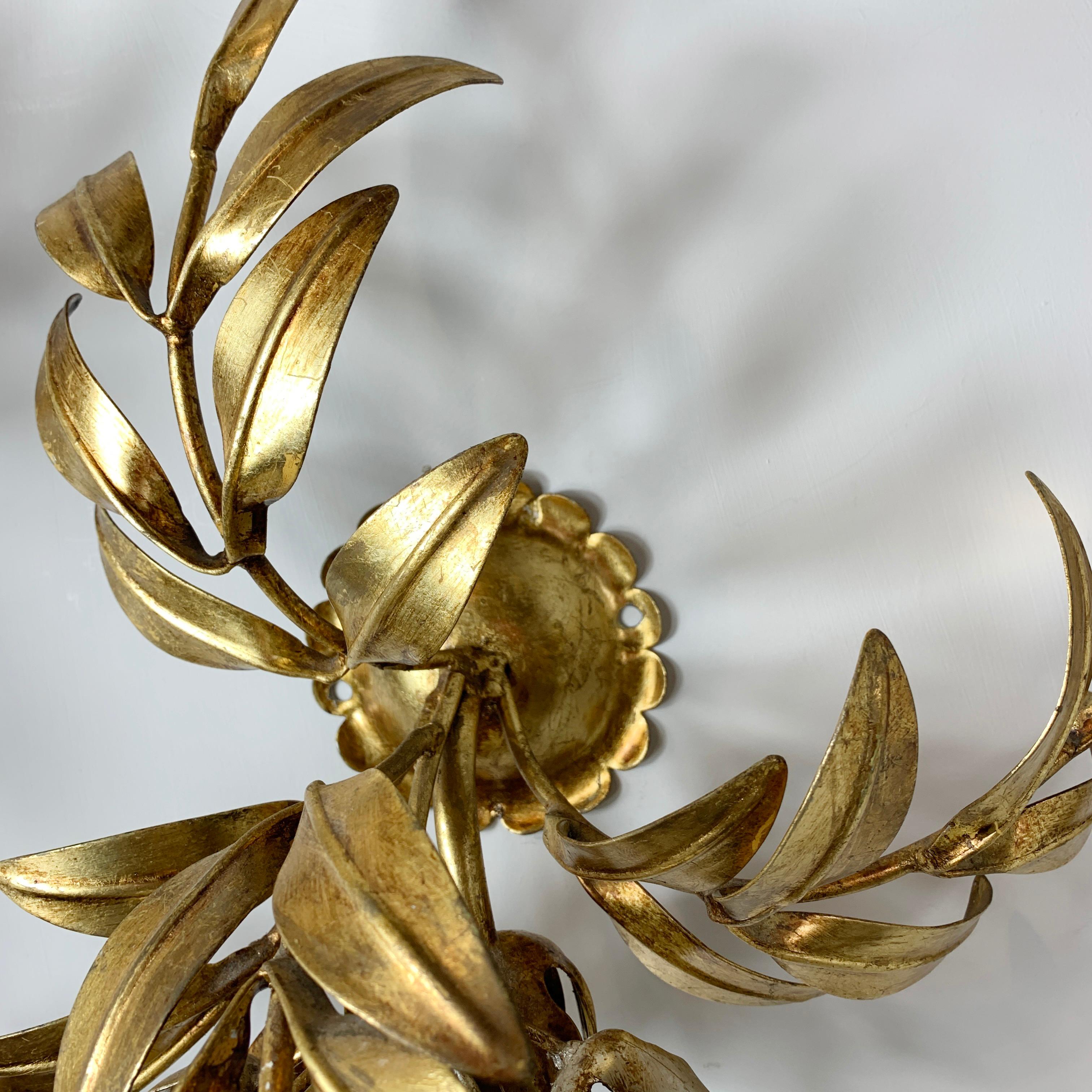An Outstanding Pair of Hans Kogl Pioggia D'oro Wall Lights 1