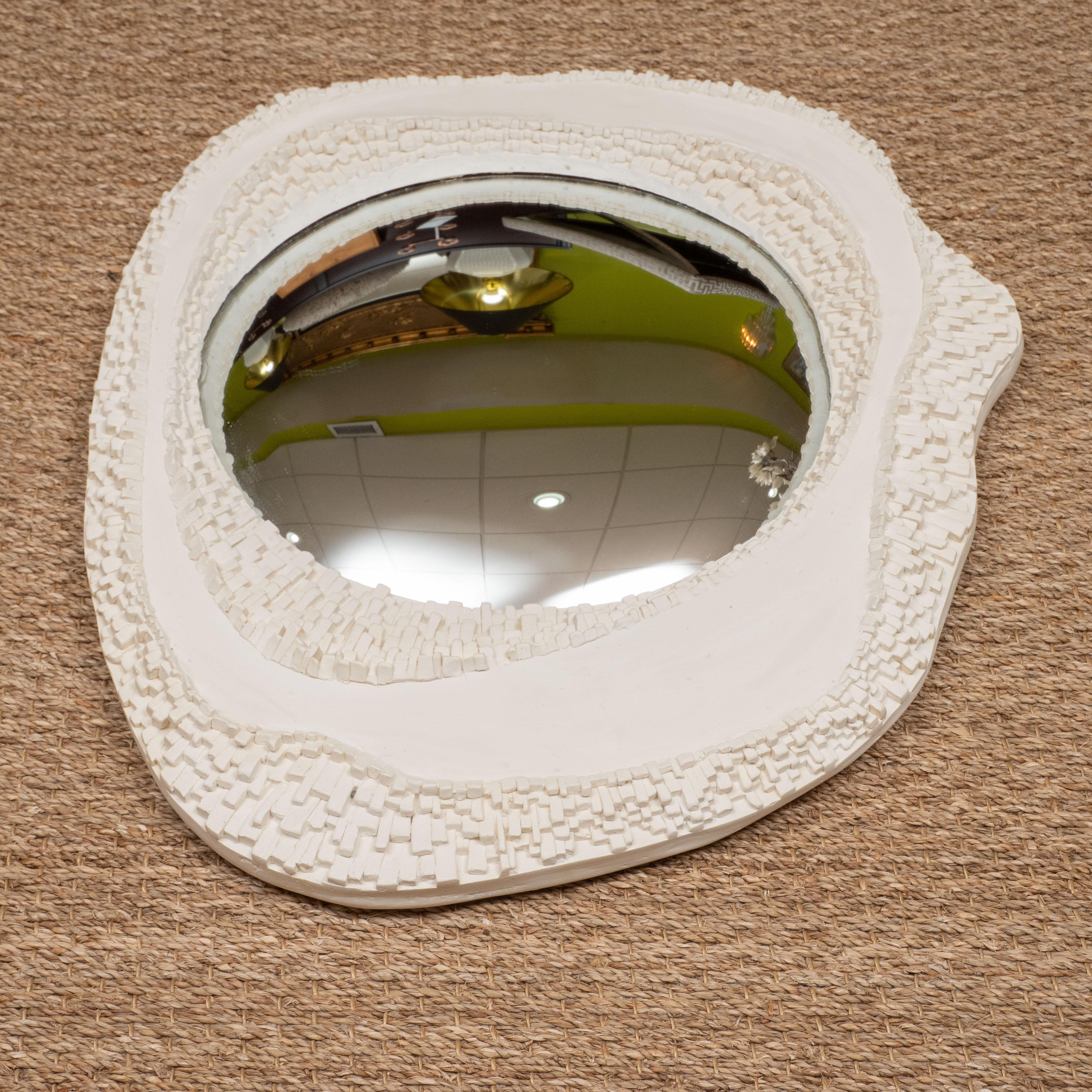 Oval Plaster Mirror 1