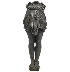 Überlebensgroße patinierte griechisch-römische Bronze-Halbfigur der Andromeda