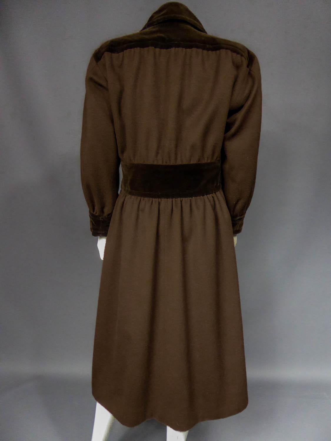 An Saint Laurent Rive Gauche Ballets Russes Collection Coat Circa 1976 - 1978 For Sale 6