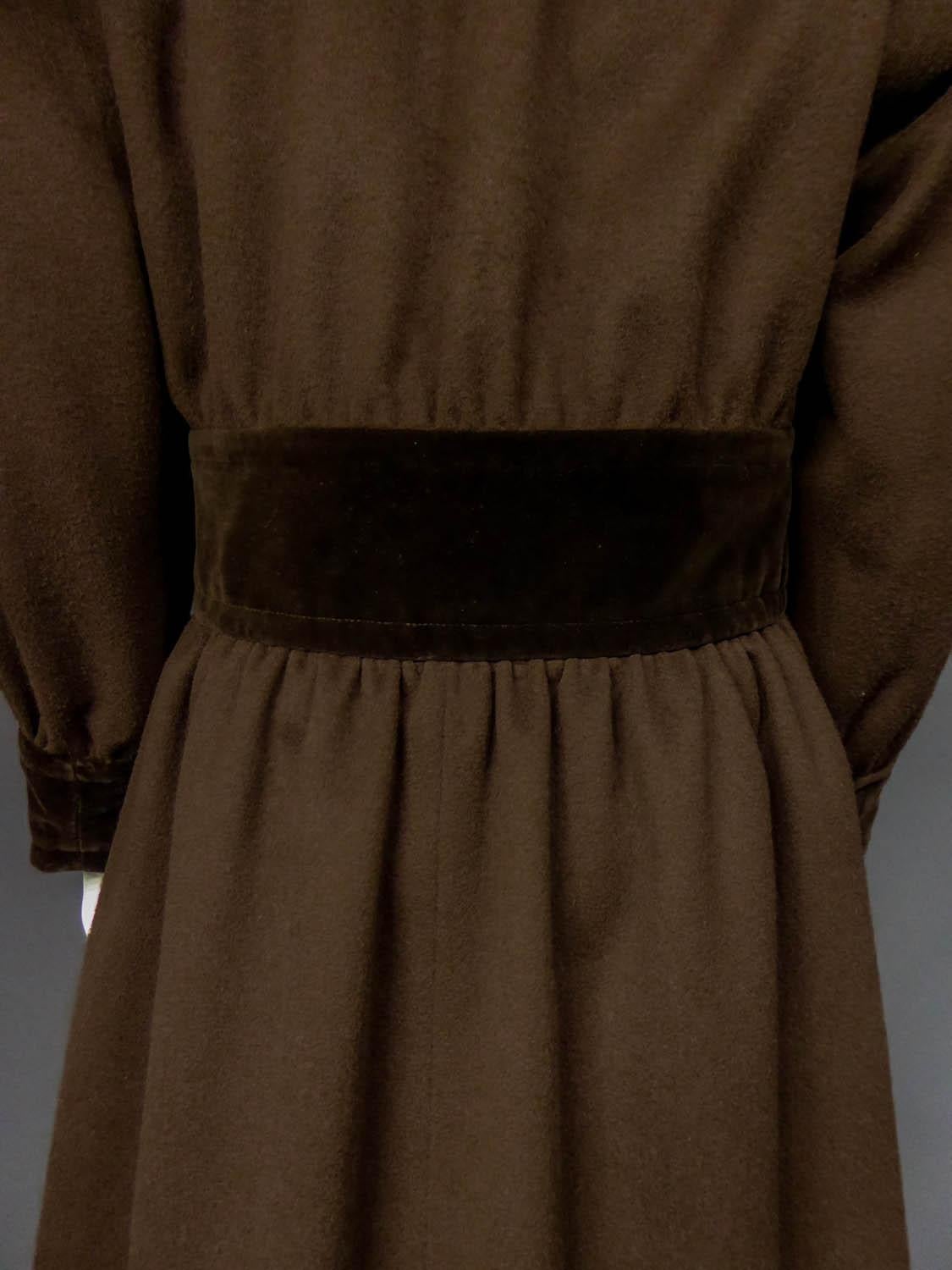 An Saint Laurent Rive Gauche Ballets Russes Collection Coat Circa 1976 - 1978 For Sale 7