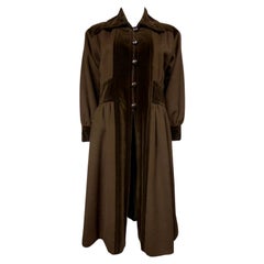 Manteau Saint Laurent Rive Gauche Collection Russes Circa 1976 - 1978