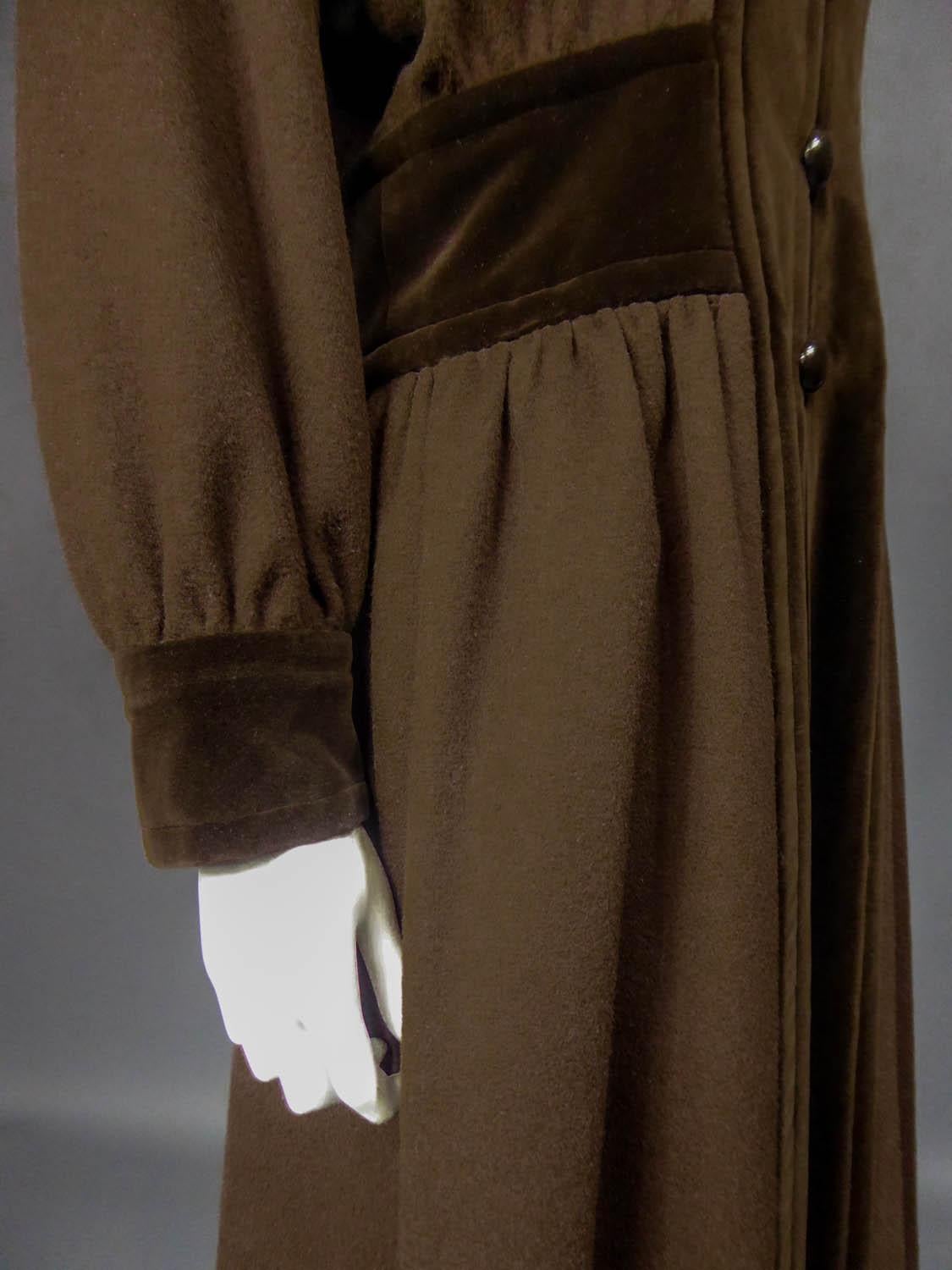 An Saint Laurent Rive Gauche Ballets Russes Collection Coat Circa 1976 - 1978 For Sale 3
