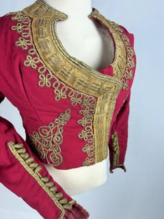 An Turkish wool felt jacket with gold trimmings - Ottoman Empire Circa 1850-1890