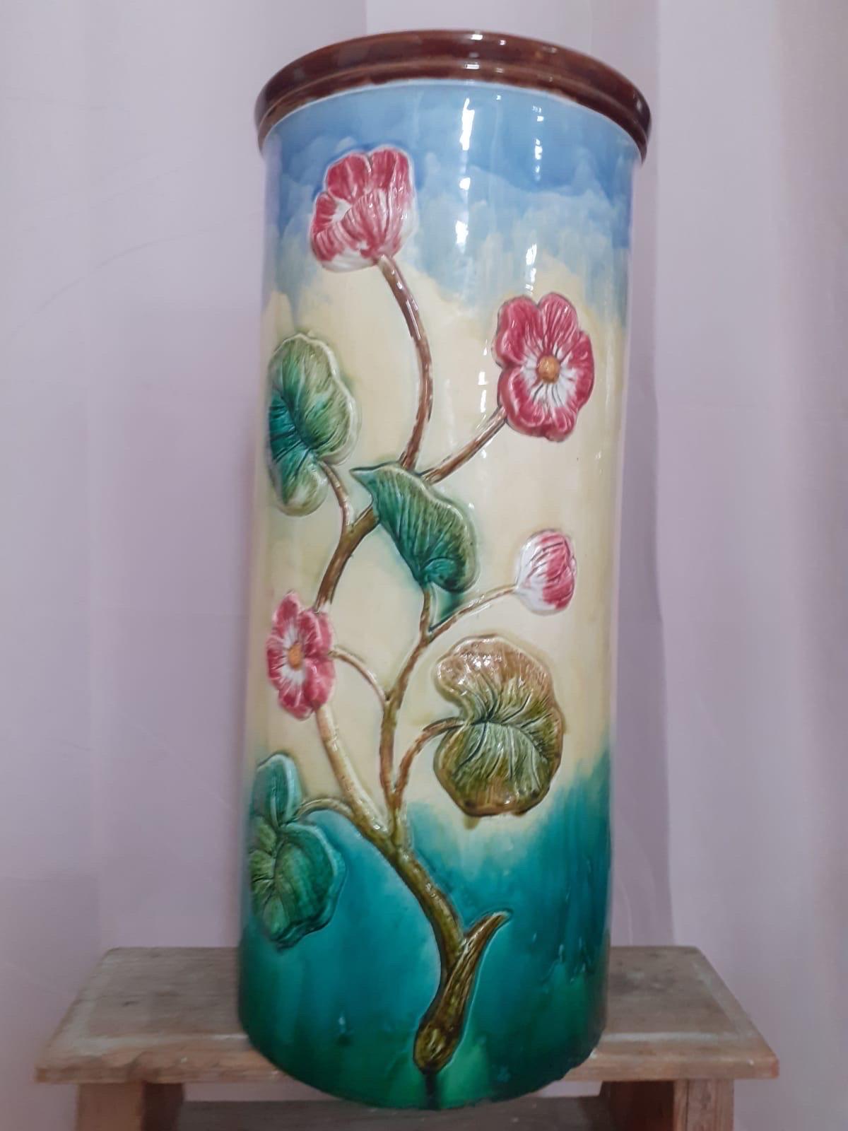An umbrella stand in the style of Massier