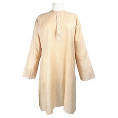 An unbleached silk kurta - India Circa 1970-1980