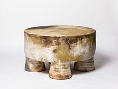 Table basse unique et exceptionnelle de Mia Jensen, Wood Firing, 2022