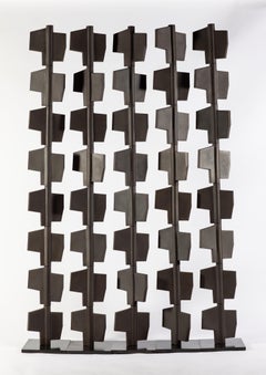 Claustra" o biombo de cerámica único de Denis Castaing, 2019