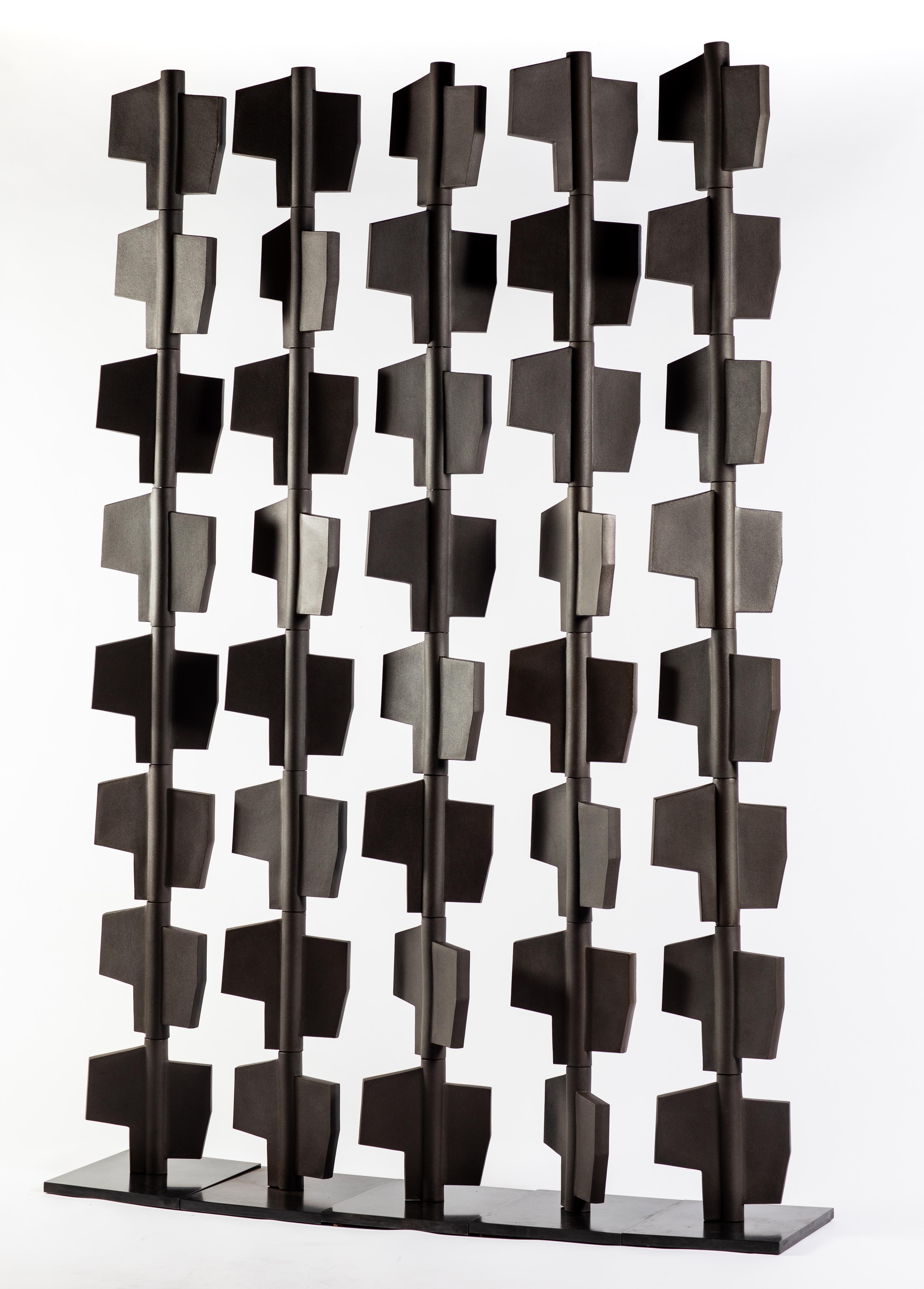 Einzigartiger Keramikschirm „Claustra“ oder Raumteiler von Denis Castaing, 2019 (Beaux Arts) im Angebot