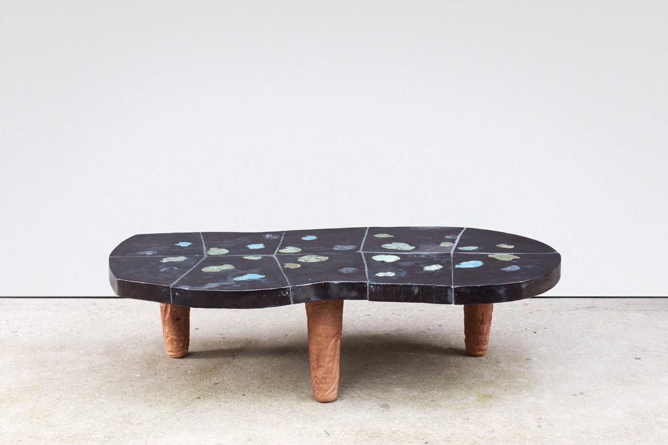 An unique coffee table ceramic by Jean- Pierre Viot.
Perfect unique conditions.
Signed at the base.
2019.