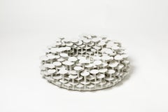 Unique Porcelain Mirror, Sculpture by Mart Schrijvers, 2019