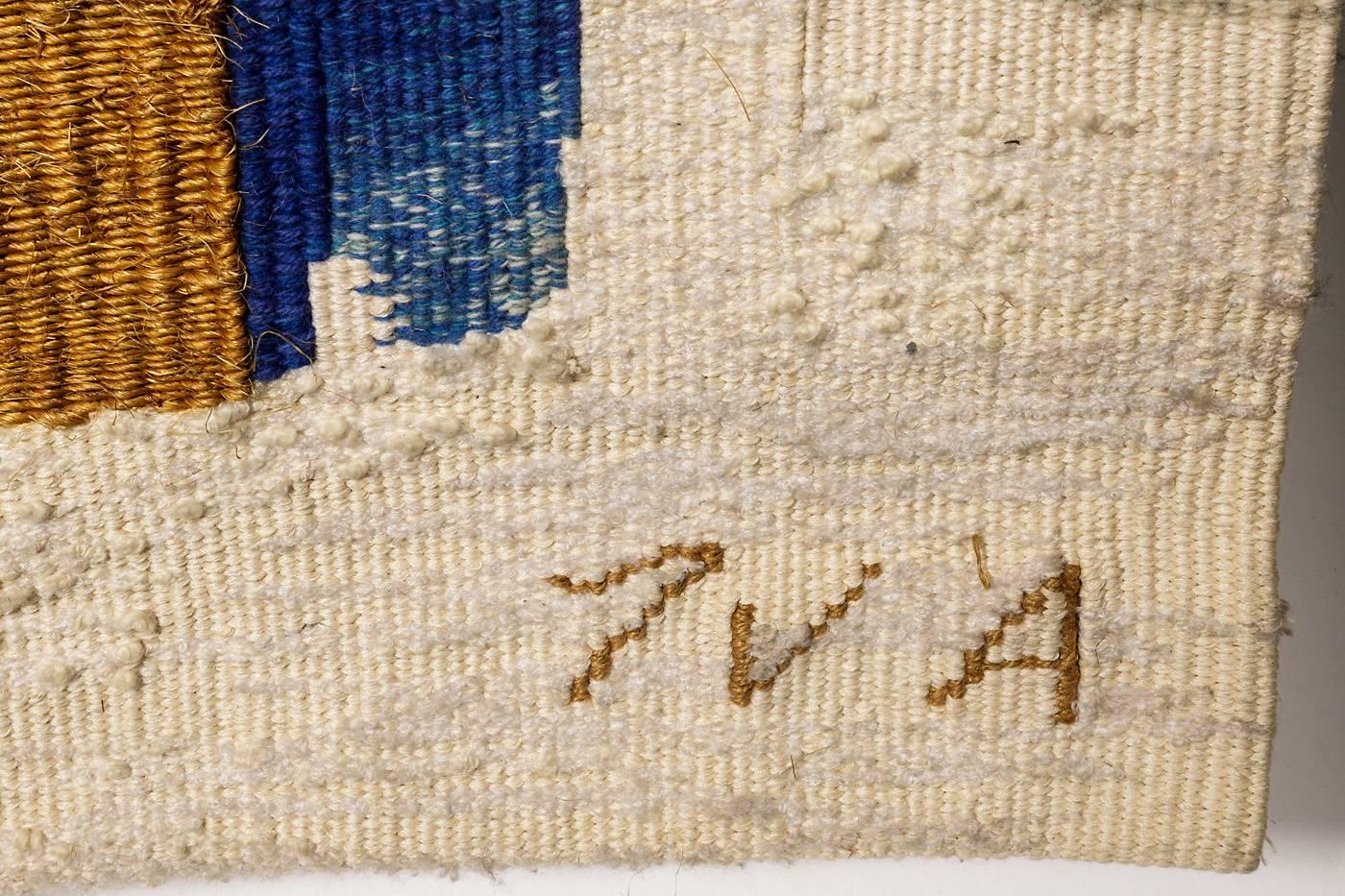Beaux Arts Unique Tapestry by Yvette Vincent-Alleaume for ATA, 1983