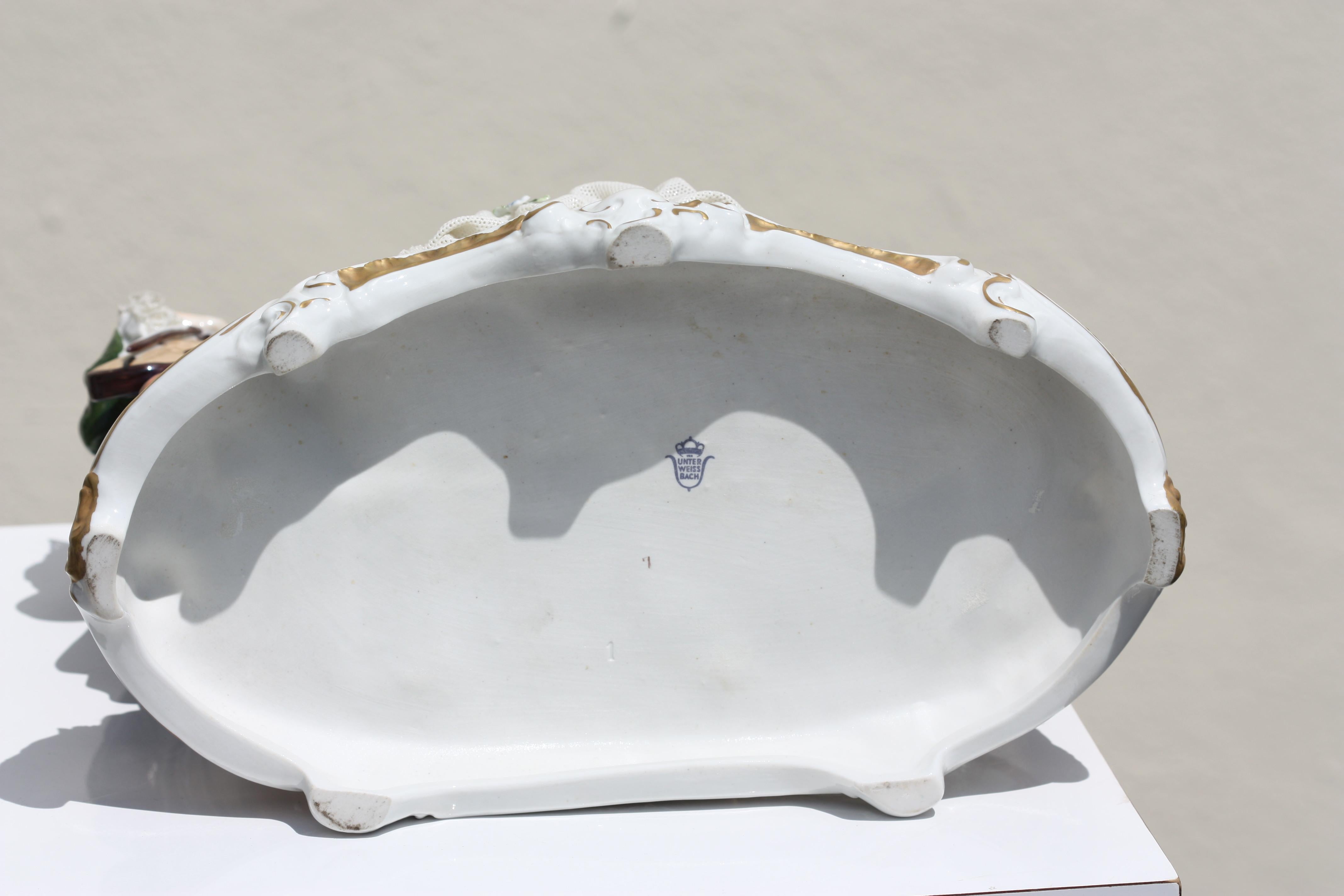 Unterweissbach-Porzellanfigurengruppe, 20. Jahrhundert im Zustand „Gut“ in West Palm Beach, FL