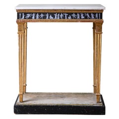 Antique Unusual 19th Century Gustavian Console Table