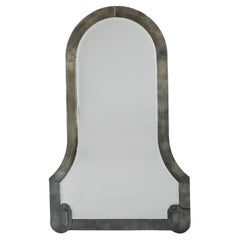 An Unusual 20th Century Italian Art Deco Glass Border Mirror