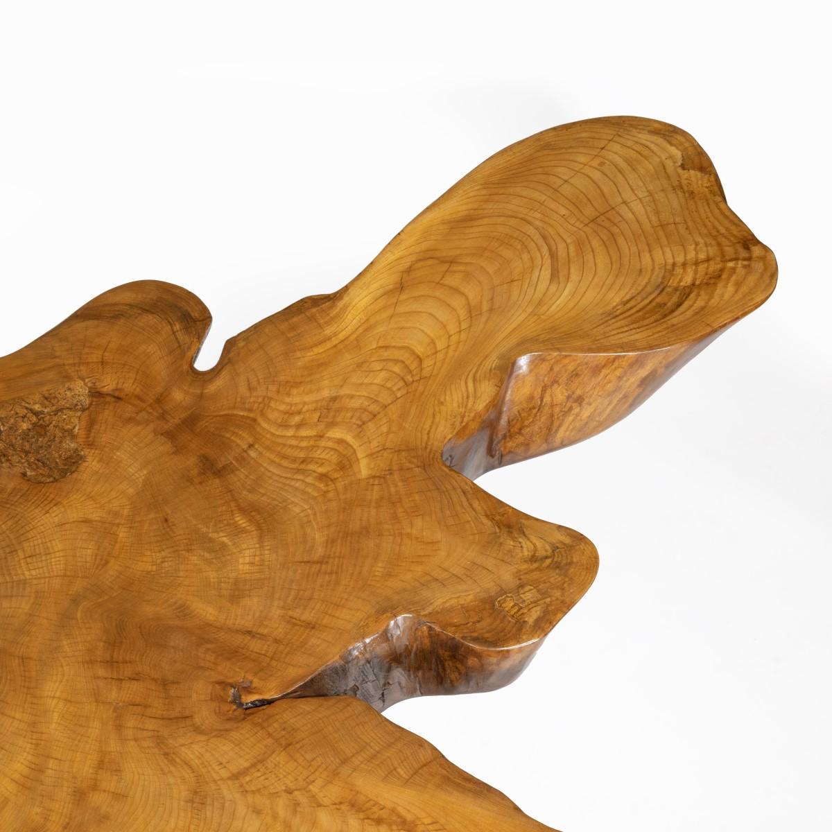 Elm Unusual and Attractive Centre Table by Maxie Lane For Sale