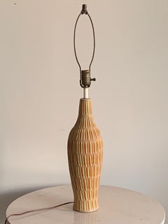 Unusual Ceramic Lamp by Raymor