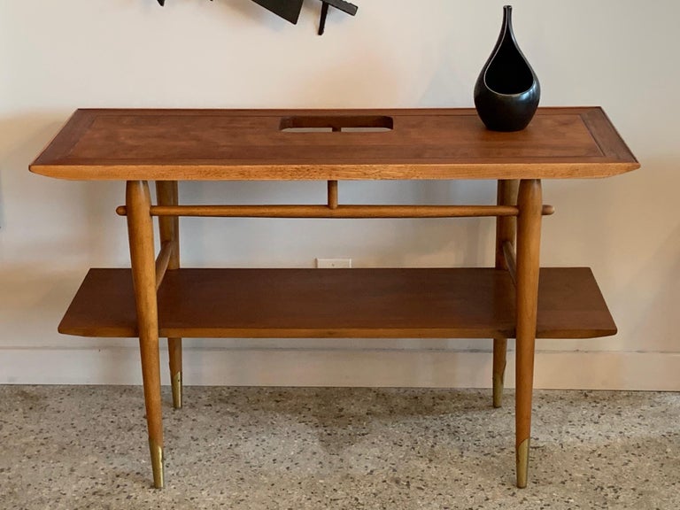 Unusual Console Table by Lane from the "Copenhagen" Collection at 1stDibs