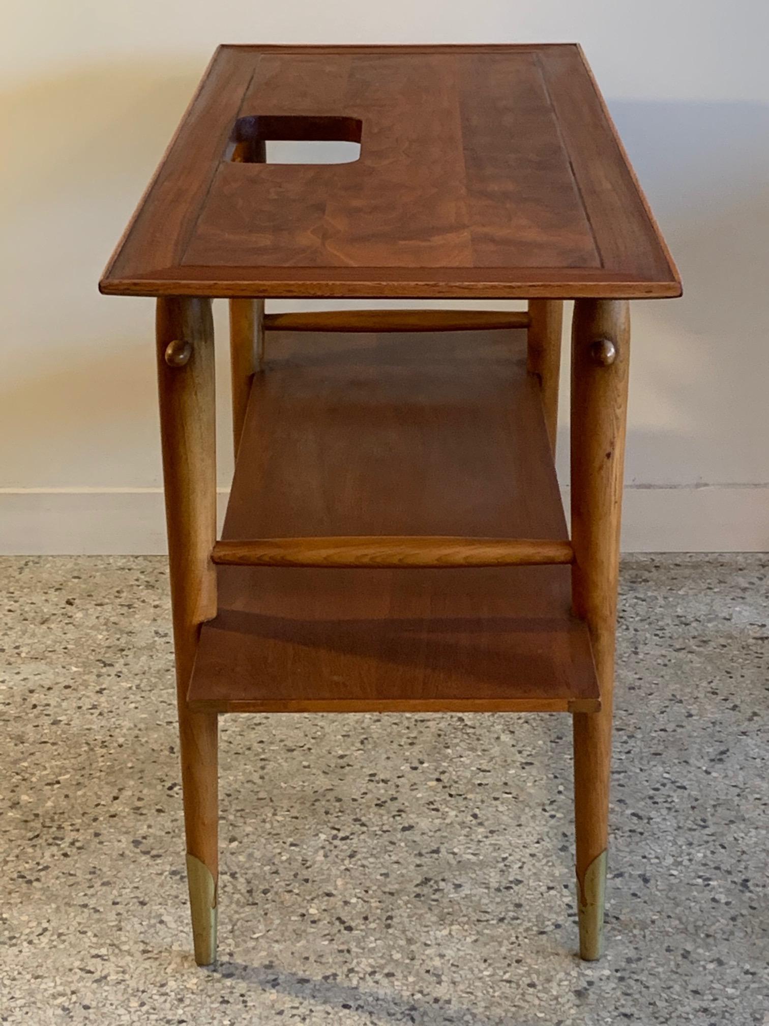 Mid-Century Modern Unusual Console Table by Lane from the 