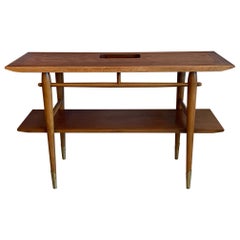 Retro Unusual Console Table by Lane from the "Copenhagen" Collection