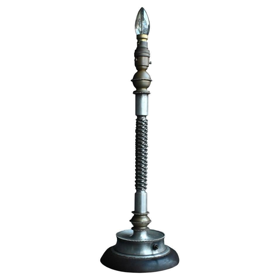 An unusual Early 20th century American table lamp