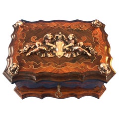 Unusual French Copper Mounted Box