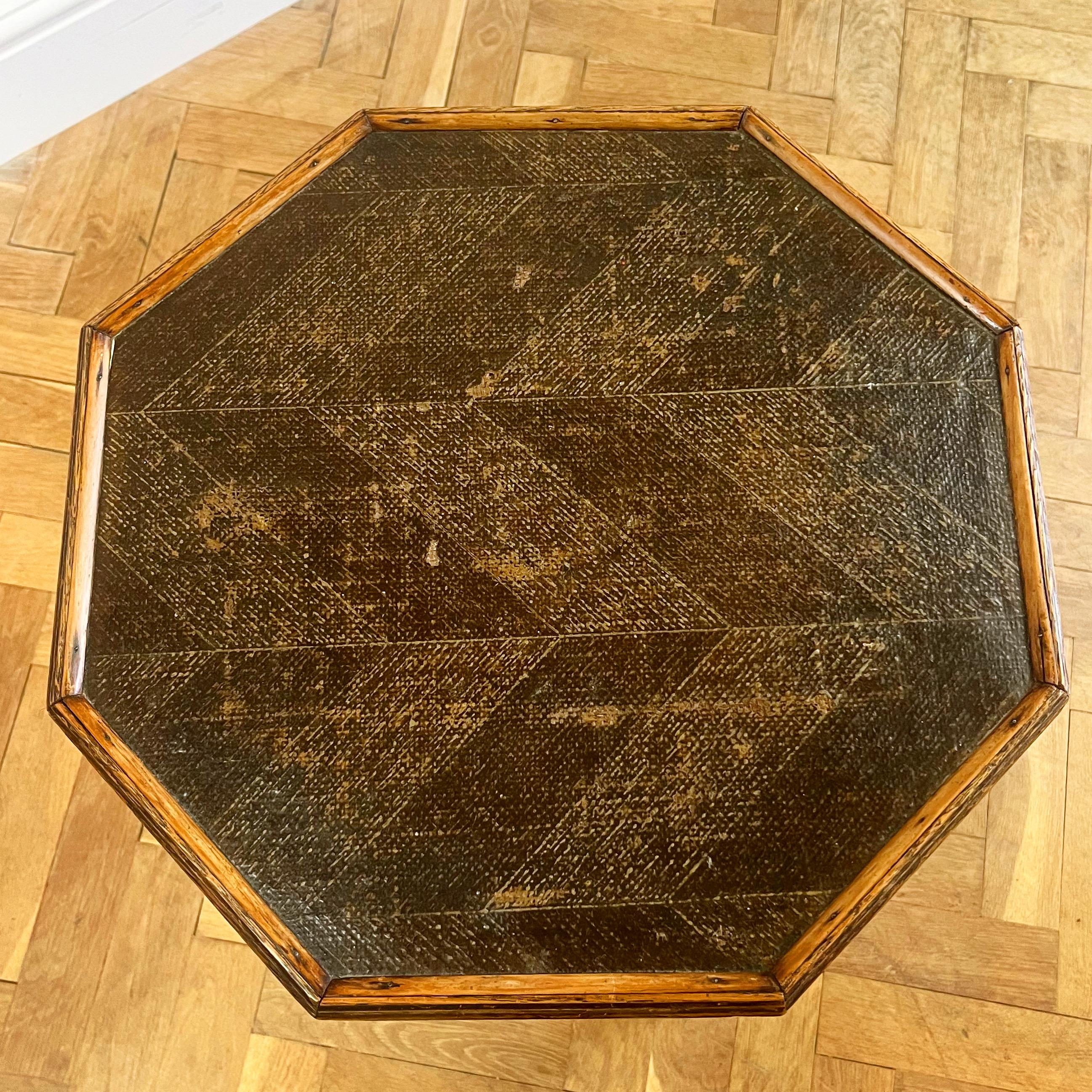 British An Unusual Late Nineteenth Bamboo Tripod Table