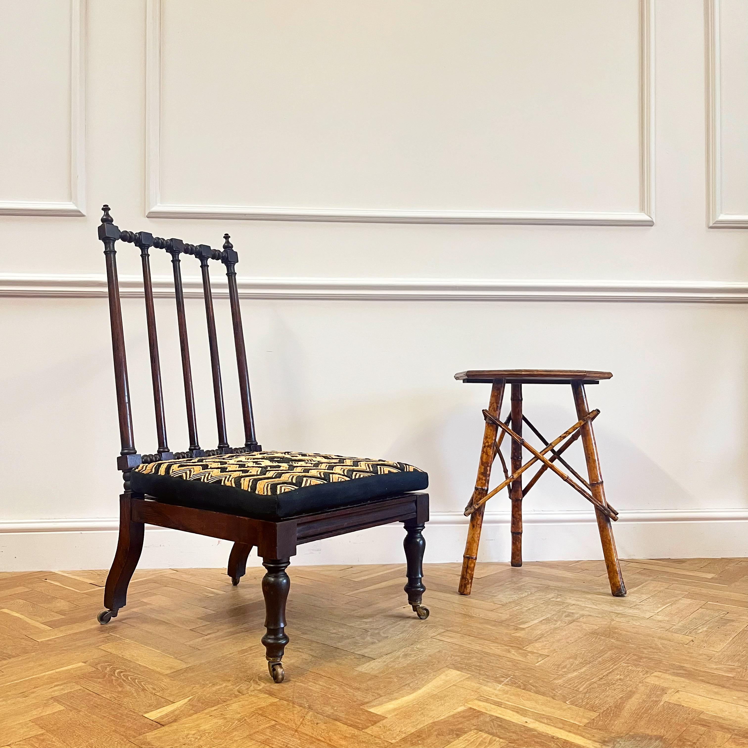 An Unusual Late Nineteenth Bamboo Tripod Table In Good Condition In London, GB