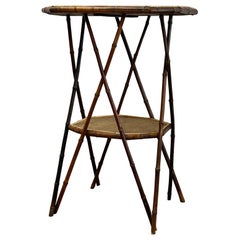 An Unusual Late Nineteenth Century Bamboo Occasional Table