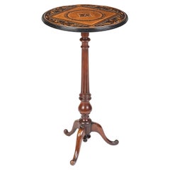 Antique An Unusual Marquetry Top Table Attributed to Jackson & Graham