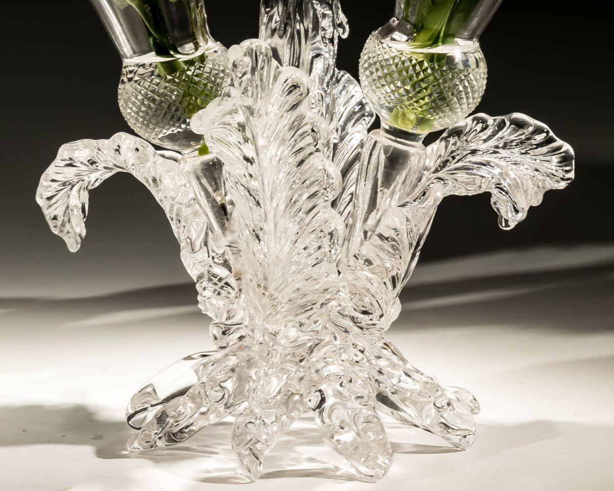 Early 20th Century Unusual Pair of Flower Epergnes