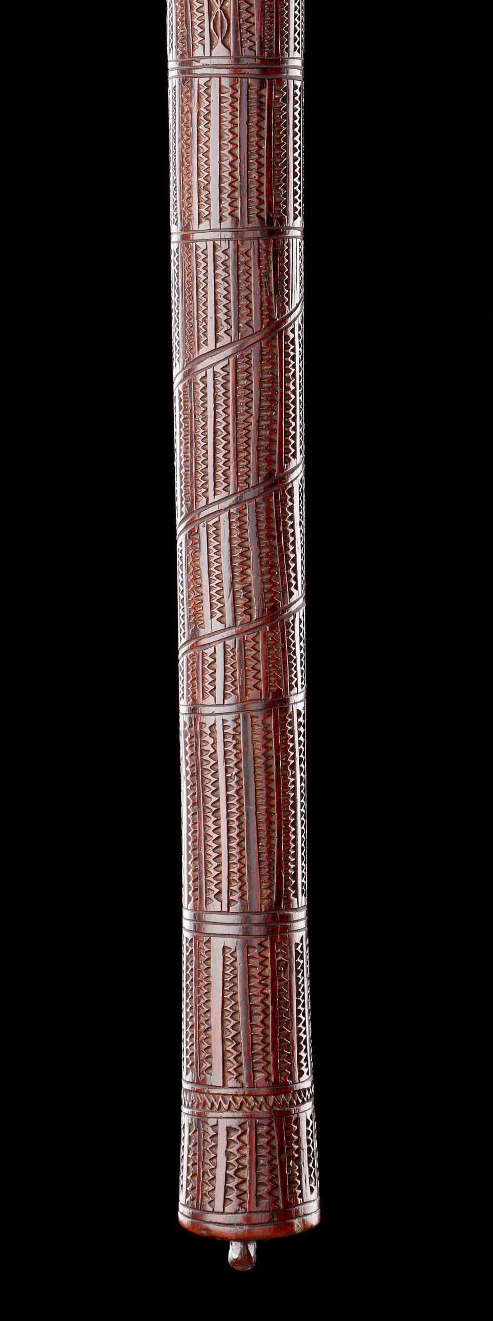 An Unusual Polynesian Fighting Club of Tapered ‘Pole’ Form For Sale 5