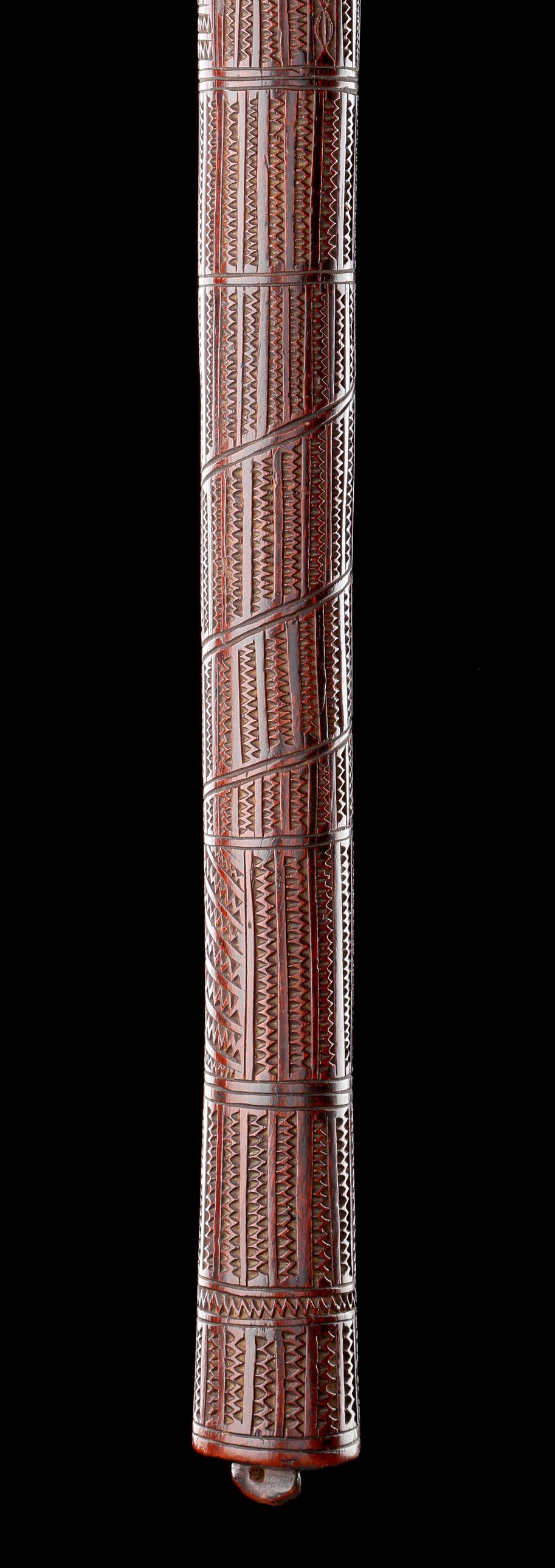 An Unusual Polynesian Fighting Club of Tapered ‘Pole’ Form For Sale 6